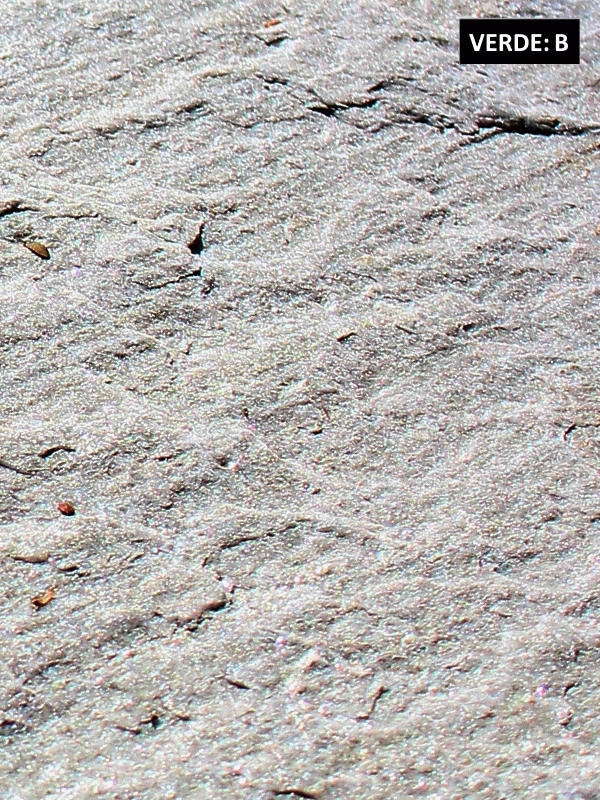 Cores das pedras de Pirenópolis — verde B rústica com malacacheta